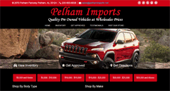Desktop Screenshot of pelhamimports.net